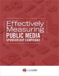 CapRadio - eBook Thumbnail - Effectively Measuring Public Media Campaigns