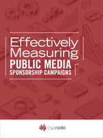 CapRadio - eBook Thumbnail - Effectively Measuring Public Media Sponsorship Campaigns